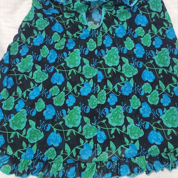 Floral Skull Torrid Babydoll - Picture 4 of 4